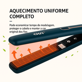 Mini Prancha de Cabelo Portátil para Viagem – Frizz Zero com Estilo - Mandatory