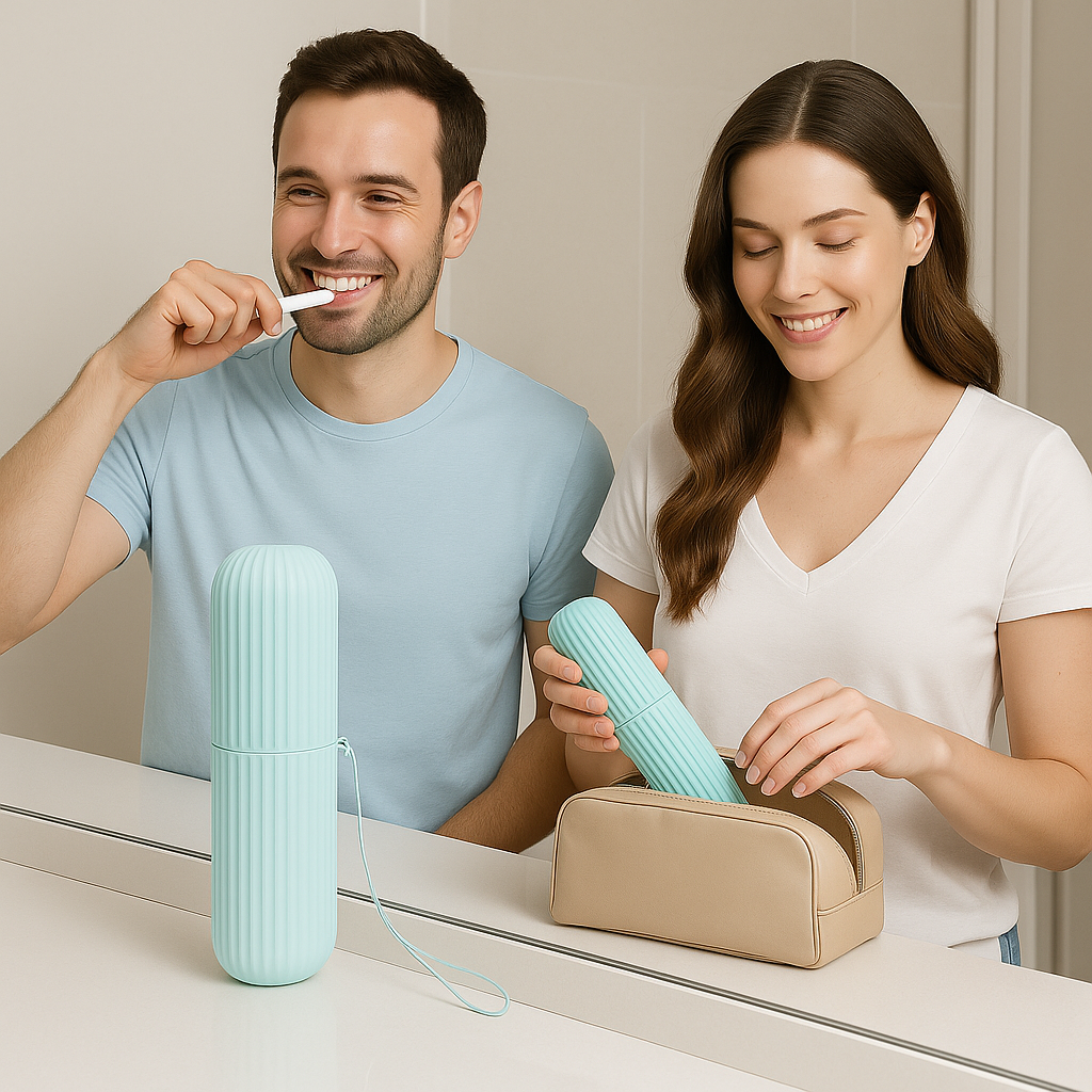 GoBrush Case Porta Escova de Dente com Alça para Viagem - Mandatory