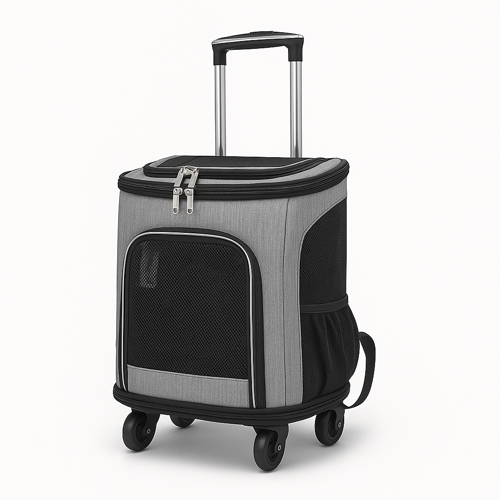Mala Mochila de Transporte para Pets com Rodinhas – Conforto e Praticidade - Mandatory