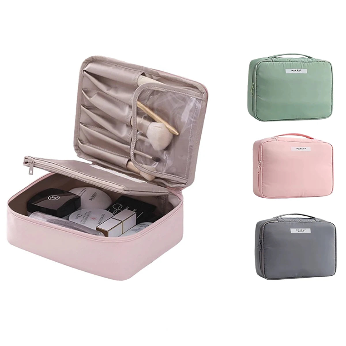 Necessaire Feminina Organizadora de Cosméticos e Maquiagem para Viagem - Mandatory