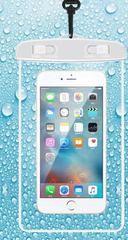 Kit 2 Capas Transparentes Protetoras para Celular à Prova D'Água - Mandatory