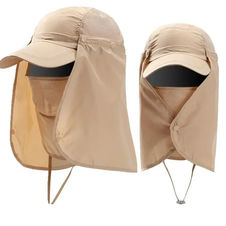 Boné Fechado com Proteção UV - Ideal para Pesca, Trilhas e Ecoturismo - Mandatory