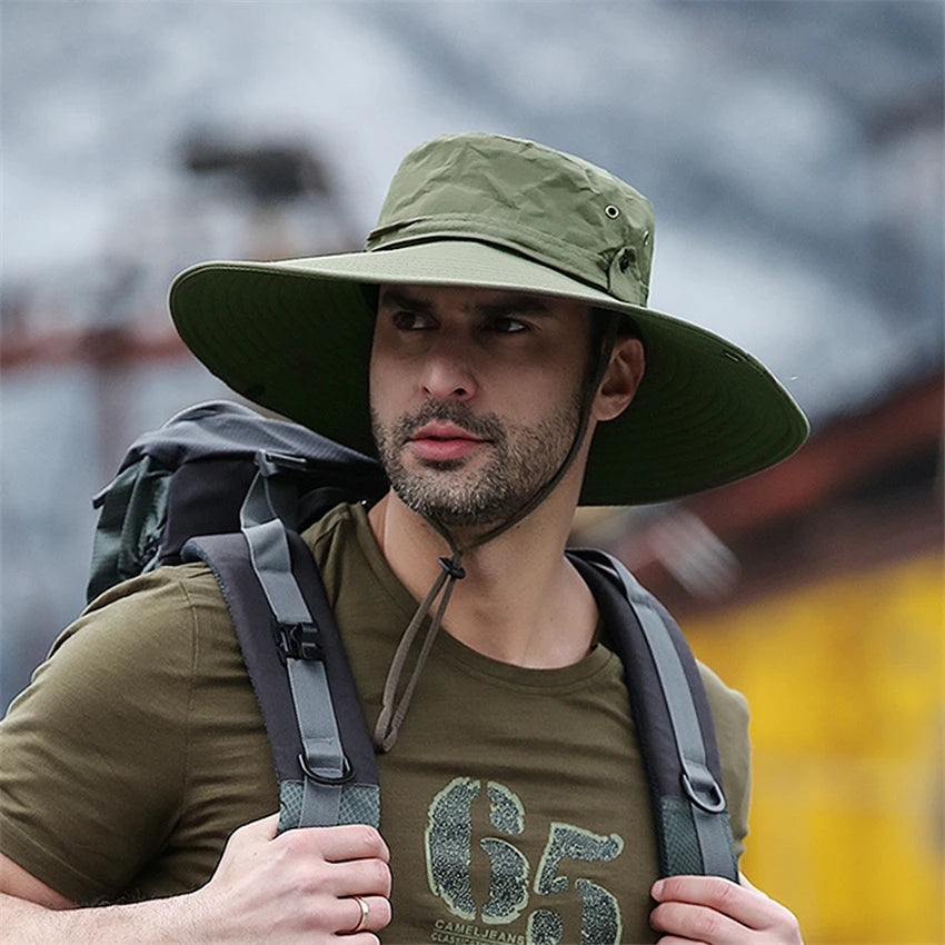 Chapéu Aventureiro Proteção UV para Trilhas e Praia - Mandatory