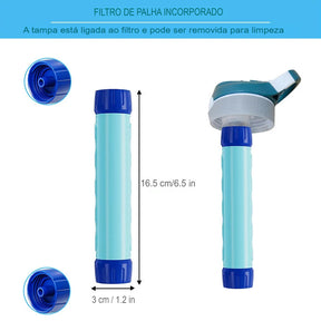 Garrafa com Filtro Purificador de Água 750ML - Mandatory