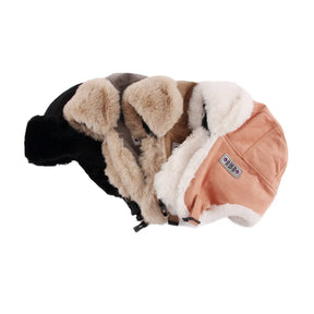 Gorro Unissex de Inverno Pilot: Estilo Russo para Esportes de Neve - Mandatory