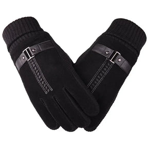Luvas Grossas masculinas Camurça Couro Frio Rigoroso - Mandatory