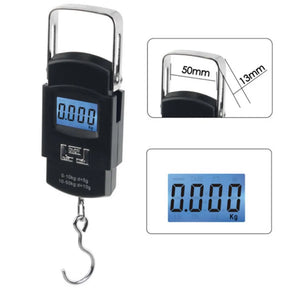 Balança Digital Portátil para Bagagem e Pesca - Até 50kg - Mandatory