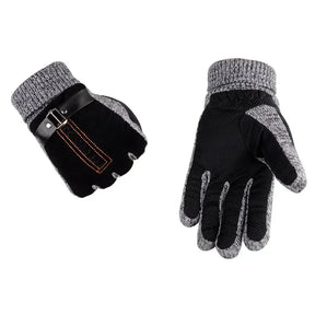 Luvas Grossas masculinas Camurça Couro Frio Rigoroso - Mandatory