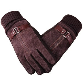 Luvas Grossas masculinas Camurça Couro Frio Rigoroso - Mandatory