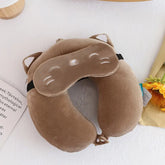 Kit Almofada de Pescoço U com Máscara de Dormir- 2 Peças - Mandatory
