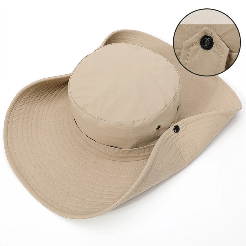 Chapéu Aventureiro Proteção UV para Trilhas e Praia - Mandatory