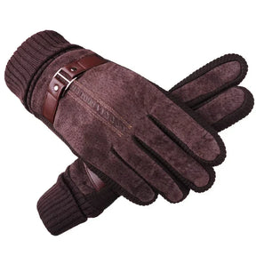 Luvas Grossas masculinas Camurça Couro Frio Rigoroso - Mandatory