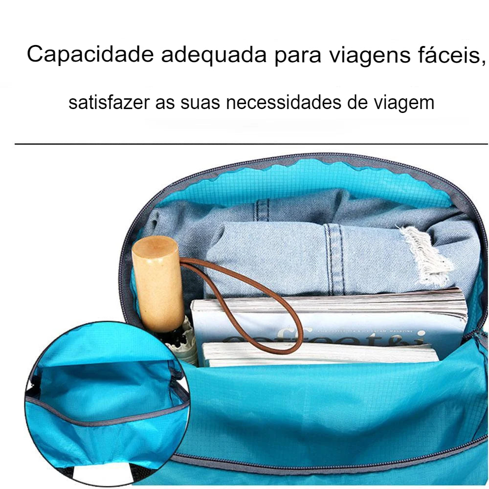 Mochila Portátil Impermeável Ultra Leve e Dobrável - Mandatory