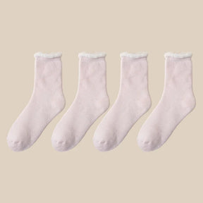 Kit 2 Pares Meia Térmica Feminina em Cashmere Natural Macia - Mandatory