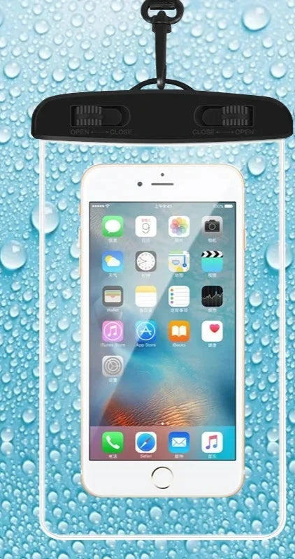 Kit 2 Capas Transparentes Protetoras para Celular à Prova D'Água - Mandatory