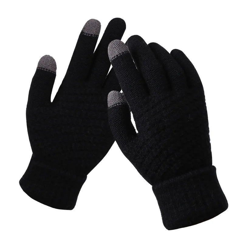 Luvas FLexíveis de Frio Unissex Toque Macio Tochscreen Peluciada. Mandatory.com.br