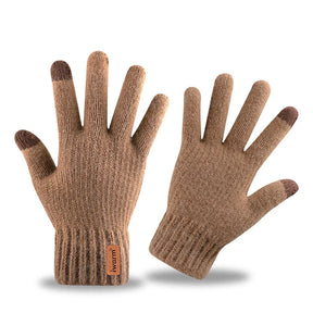 Luvas Masculinas de Malha em Lã com TouchhScreen - Mandatory