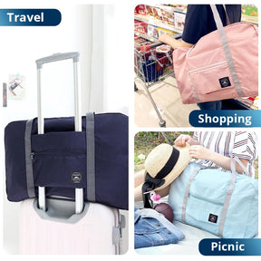 Kit com 2 Bolsas de Viagem Dobráveis 16L em Nylon - Mandatory