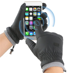Luvas Térmicas Masculinas de Esqui Impermeável Touchscreen Anti Deslizamento - Mandatory
