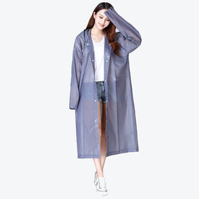 Capa de Chuva Lisa com Capuz para Homens e Mulheres - Mandatory