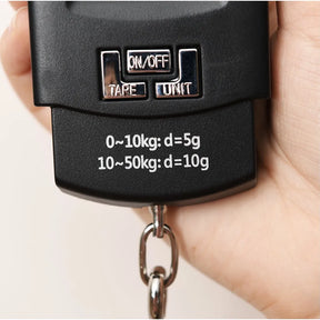 Balança Digital Portátil para Bagagem e Pesca - Até 50kg - Mandatory