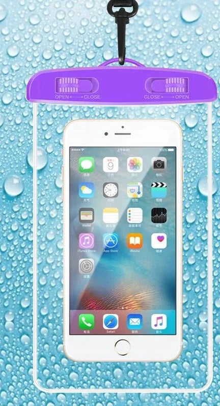 Kit 2 Capas Transparentes Protetoras para Celular à Prova D'Água - Mandatory