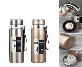 Garrafa Térmica de Aço Inoxidável com Dupla Isolação - Mandatory