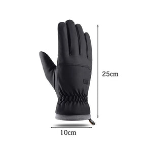 Luvas Térmicas Masculinas de Esqui Impermeável Touchscreen Anti Deslizamento - Mandatory