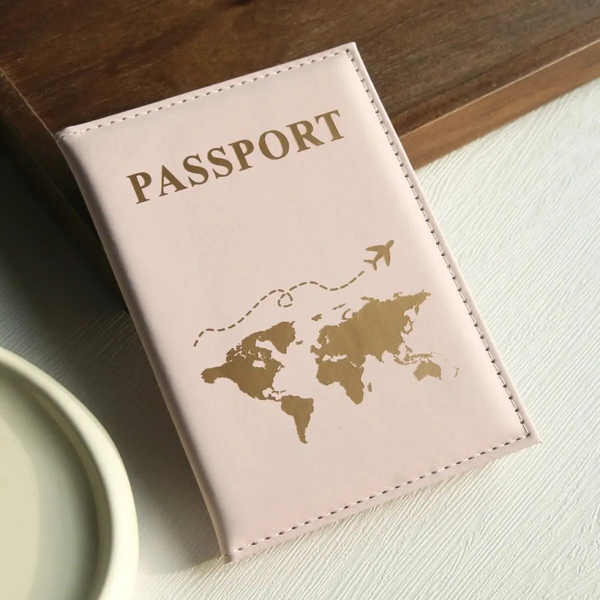 Capa de Passaporte Mapa-Múndi Porta Documentos e Cartões - Mandatory