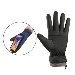 Luvas Térmicas Masculinas de Esqui Impermeável Touchscreen Anti Deslizamento - Mandatory