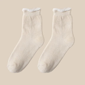 Meia Térmica Feminina em Cashmere Natural Macia - Mandatory
