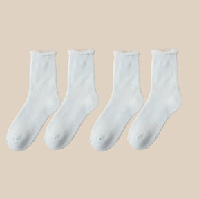 Kit 2 Pares Meia Térmica Feminina em Cashmere Natural Macia - Mandatory