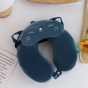 Kit Almofada de Pescoço U com Máscara de Dormir- 2 Peças - Mandatory