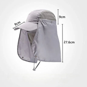 Boné Fechado com Proteção UV - Ideal para Pesca, Trilhas e Ecoturismo - Mandatory