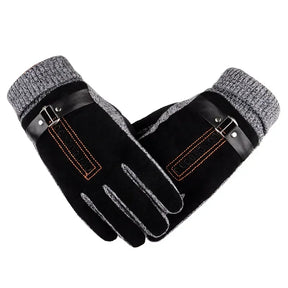 Luvas Grossas masculinas Camurça Couro Frio Rigoroso - Mandatory