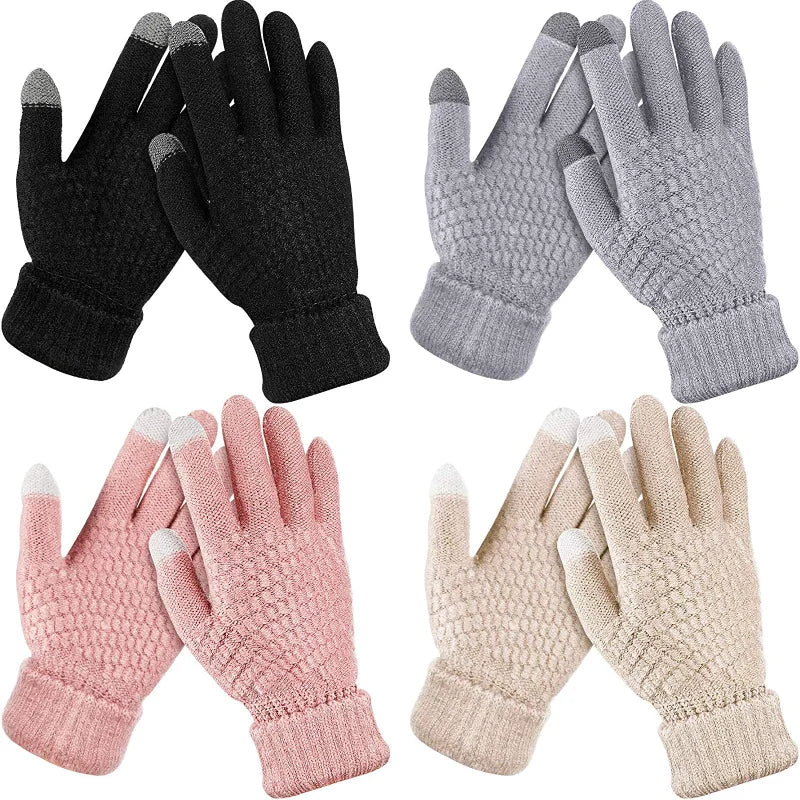 Luvas FLexíveis de Frio Unissex Toque Macio Tochscreen Peluciada. Mandatory.com.br