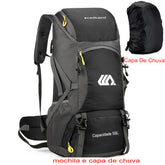 Mochila de Camping 50L Aventuras ao Ar Livre COM Capa de Chuva - Mandatory
