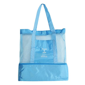 Bolsa de Praia 2 em 1 com compartimento térmico para lanches e Bebidas - Mandatory