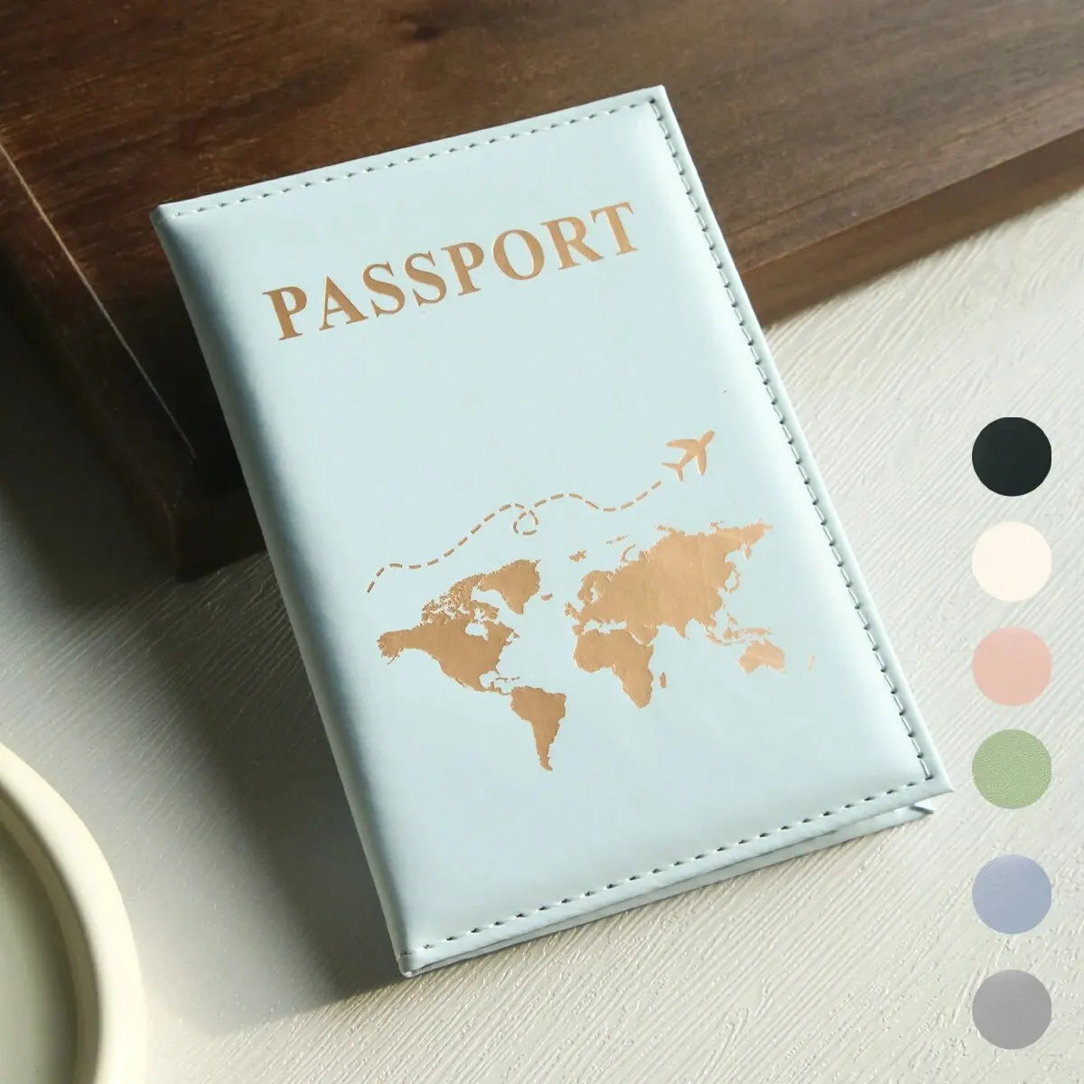Capa de Passaporte Mapa-Múndi Porta Documentos e Cartões - Mandatory