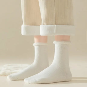 Meia Térmica Feminina em Cashmere Natural Macia - Mandatory