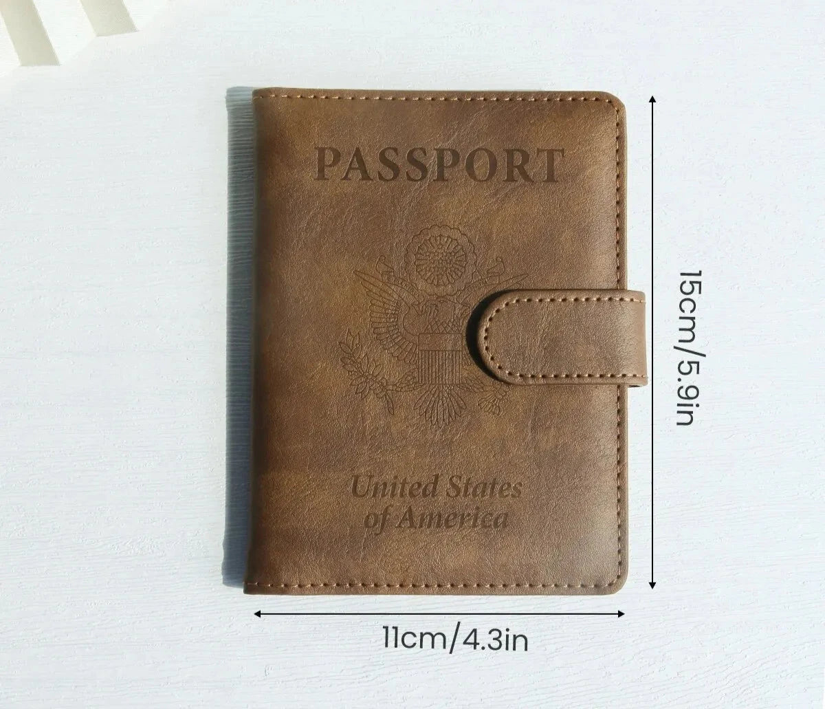 Carteira para Passaporte e Cartão de Vacina RFID Impermeável - Mandatory