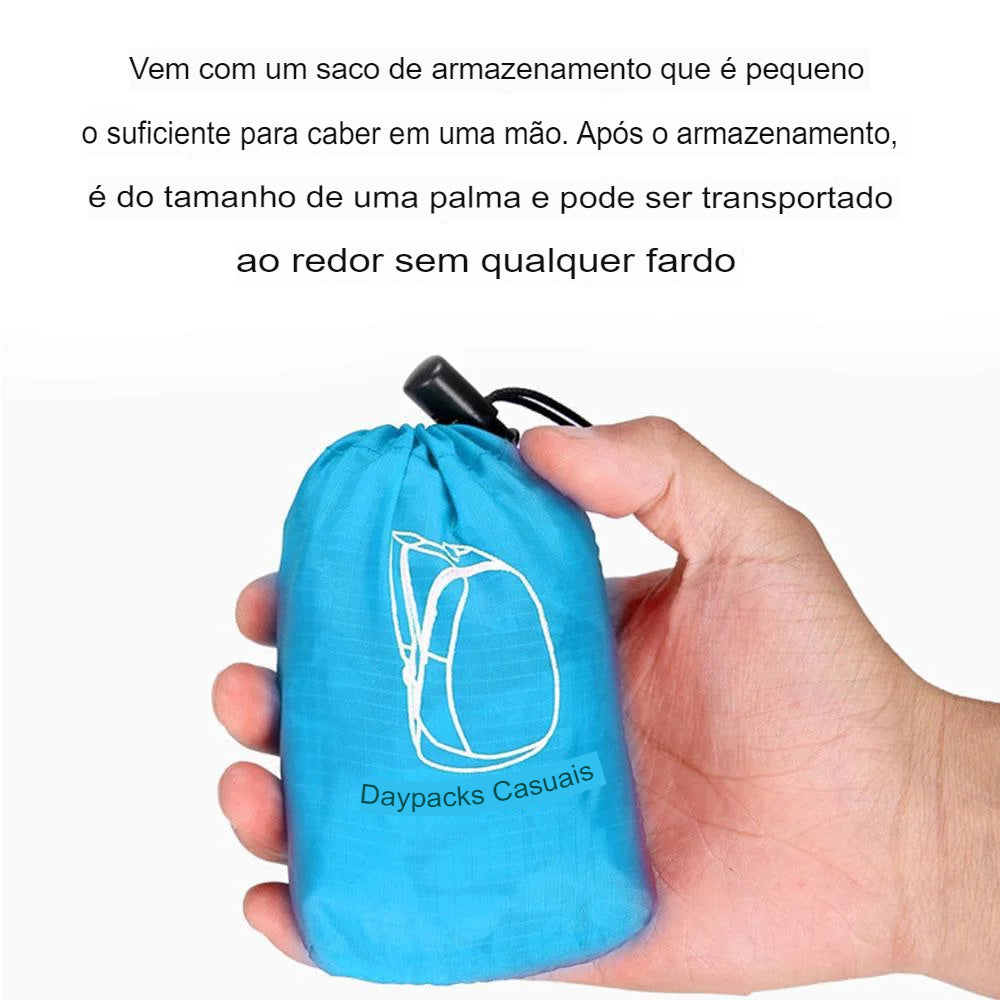 Mochila Portátil Impermeável Ultra Leve e Dobrável - Mandatory