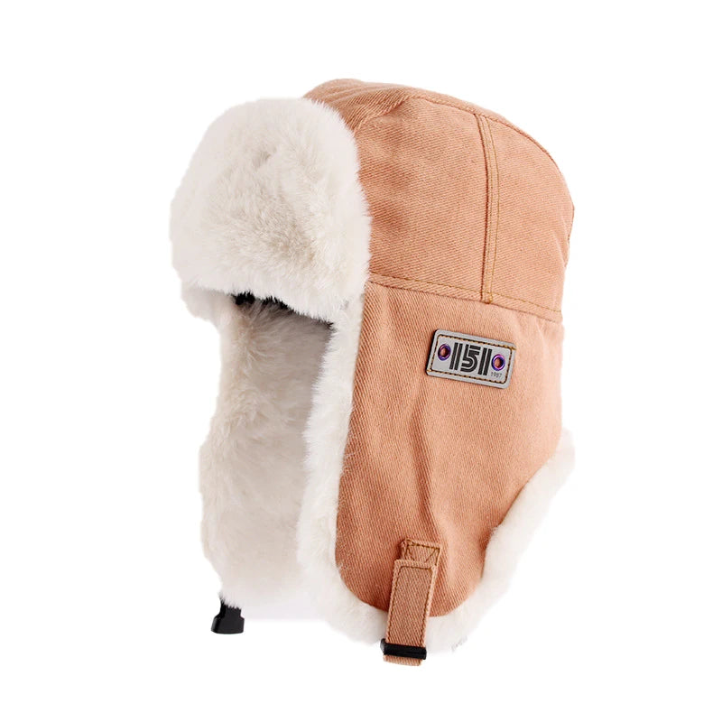 Gorro Unissex de Inverno Pilot: Estilo Russo para Esportes de Neve