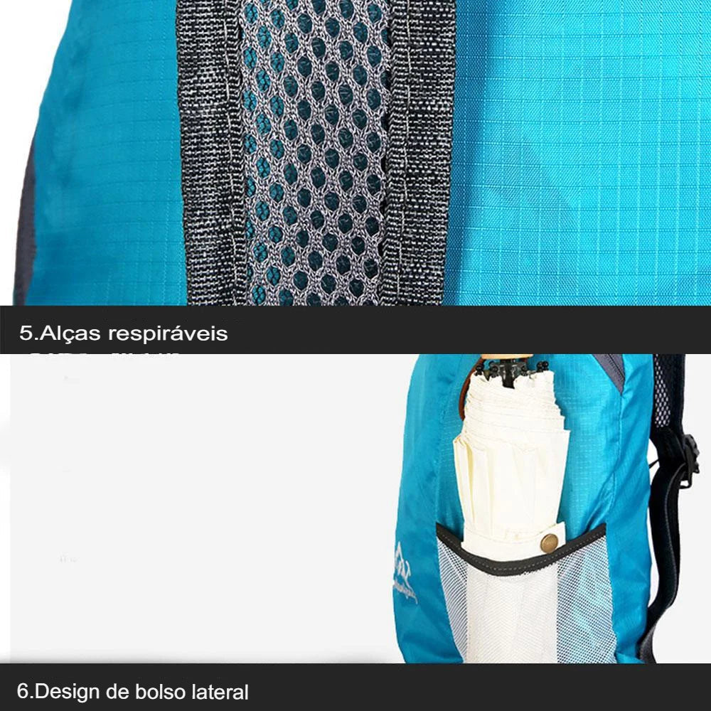 Mochila Portátil Impermeável Ultra Leve e Dobrável - Mandatory