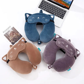 Kit Almofada de Pescoço U com Máscara de Dormir- 2 Peças - Mandatory