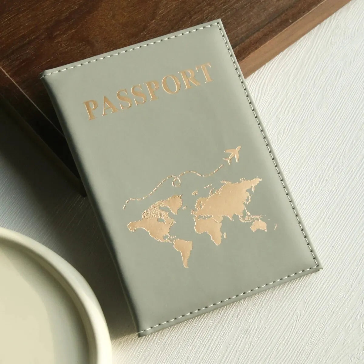 Capa de Passaporte Mapa-Múndi Porta Documentos e Cartões - Mandatory