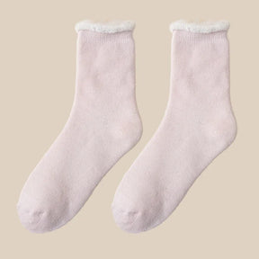 Meia Térmica Feminina em Cashmere Natural Macia - Mandatory
