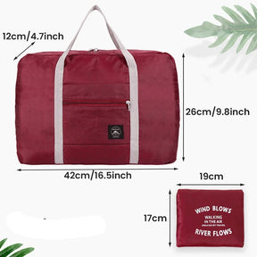 Kit com 2 Bolsas de Viagem Dobráveis 16L em Nylon - Mandatory