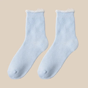 Meia Térmica Feminina em Cashmere Natural Macia - Mandatory