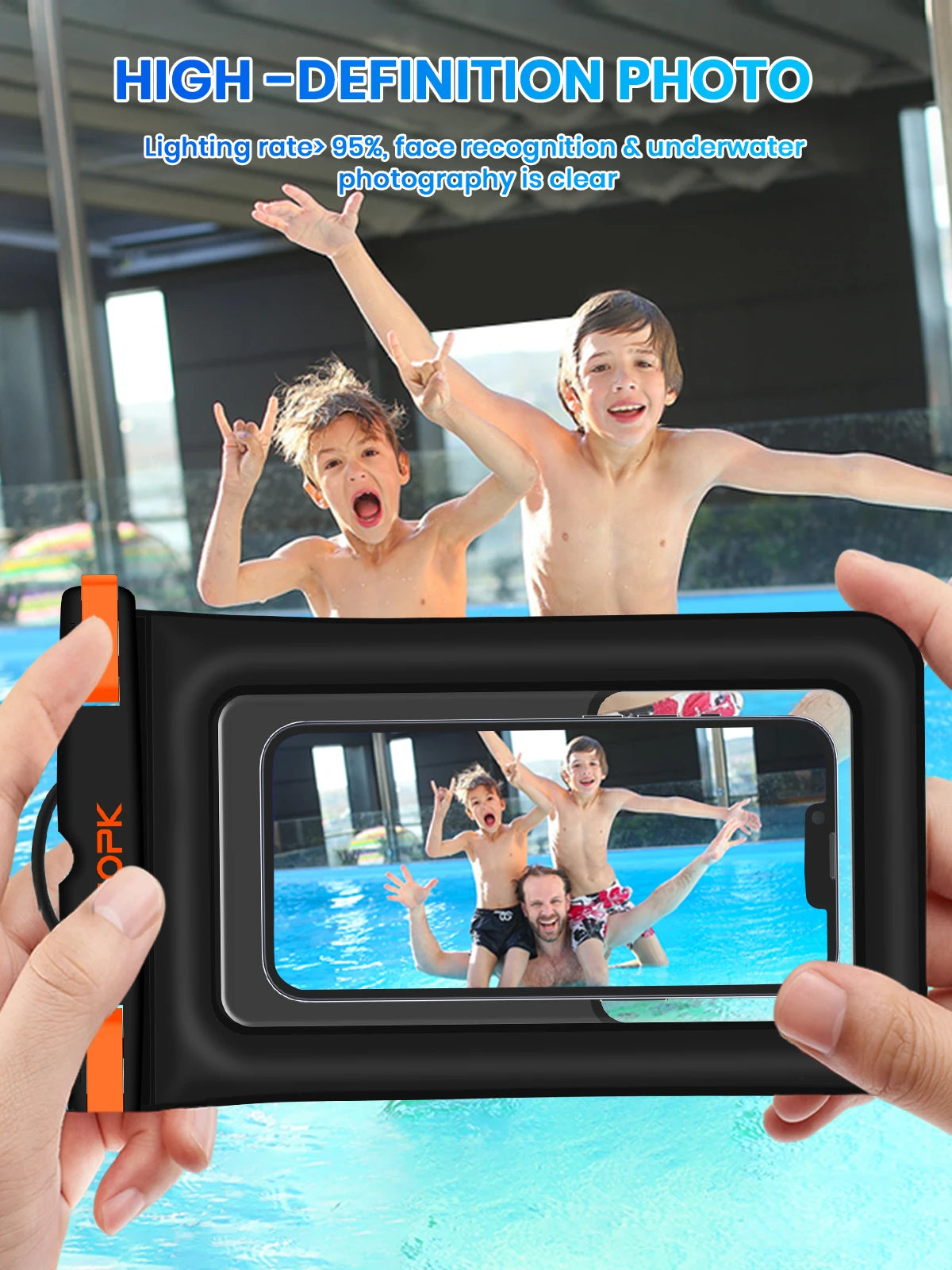 Capa para Celular a Prova D´Água para Smartphone com TouchScreen - Mandatory